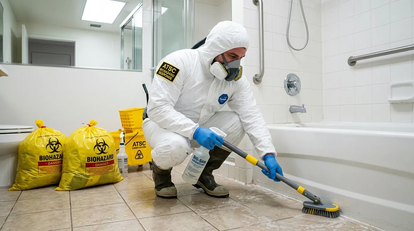 Decontamination equipment deployed for Blood Cleanup in Palmview South